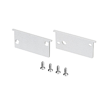 Комплект заглушек Arlight SL-BEVEL-W32-F (Алюминий) 063942