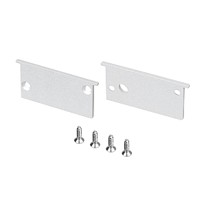 Комплект заглушек Arlight SL-BEVEL-W32-F (Алюминий) 063942