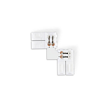 Соединитель угловой L для светодиодной ленты 2835 12/24V (2 конт.) GS6501 (10шт) Ambrella Light Illumination GS6501