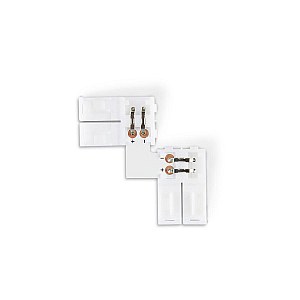 Соединитель угловой L для светодиодной ленты 2835 12/24V (2 конт.) GS6501 (10шт) Ambrella Light Illumination GS6501