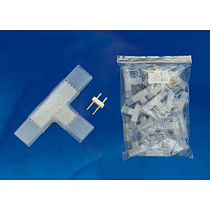 T-соединение для светодиодной ленты (UL-00002931) Uniel UTC-K-32/N21 Clear 025 Polybag