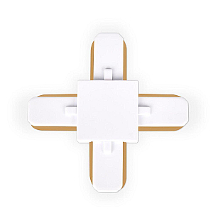 Коннектор Х-образный однофазный Ambrella Light Track System GL7082