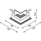 Коннектор угловой Lumker SY-LINK-CNLV-T1-WH 013607