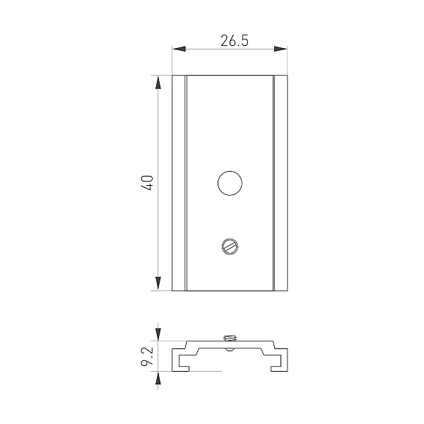Держатель Arlight MAG-ORIENT-HOLDER-2620 (WH) (Сталь) 062965