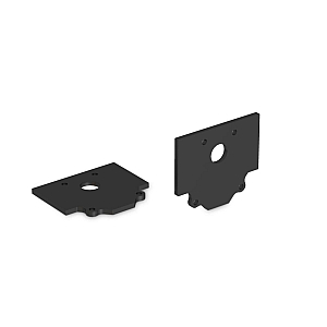 Заглушка для магнитного шинопровода в натяжной потолок 2шт Ambrella Light Track System GL1990
