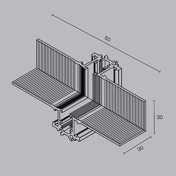 Коннектор угловой внутренний Maytoni Technical Accessories for tracks Levity TRA184ICL-13B