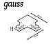 Коннектор L-образный Gauss TR134
