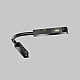 Коннектор питания шарнирный Exility X, черный Maytoni Technical EXILITY X Accessories for tracks Exility X TRA239CS-42B