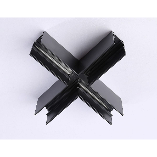 Коннектор X-образный для накладного шинопровода Ambrella light Track System Magnetic GL3376