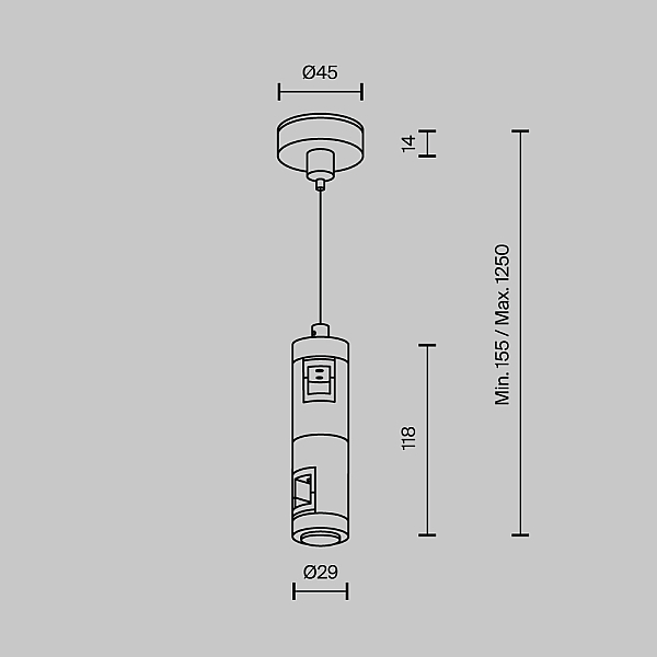Подвес Maytoni Flarity TRA157SW-D1-BS