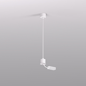 Подвод питания для подвесного монтажа трека Denkirs Smart Base TR2124-WH
