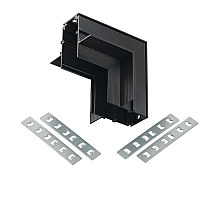 Коннектор угловой для магнитного шинопровода Myfar Accessories for MagLine 23 MT0200-CLW-B