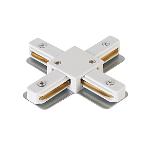Соединитель X-образный (однофазный) Crystal Lux CLT 0.211 CLT 0.211 09 WH