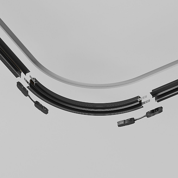Угловой коннектор для магнитного однофазного трека Maytoni Technical Exility TRA044-ANGLE