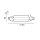Питание центральное к треку 5040xx-(F)/(R) Quattro Lightstar 504186-FRPS