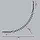 Коннектор радиусный Maytoni Technical Accessories for tracks Levity TRA184-R900-12B