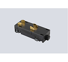 Соединитель питания прямой для накладного шинопровода 220V Crystal Lux CLT 0.205 03 BL