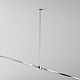 Крепление потолочное Long 700мм с вводом питания Maytoni Technical TRA159C-B1-PT