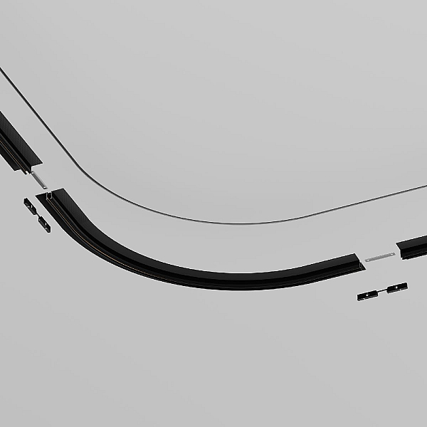 Коннектор радиусный Maytoni Technical Accessories for tracks Levity TRA184-R600-12B
