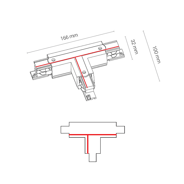 Konnektor t obraznyy pravyy 1 nowodvorski ctls power 8241