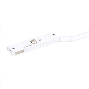 Коннектор питания для магнитного шинопровода Arlight MAG-MICROCOSM-CON-POWER-1500 (WH) (IP20 Пластик) 062992