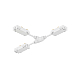 Коннектор Т-образный гибкий Denkirs Smart TR2115-WH