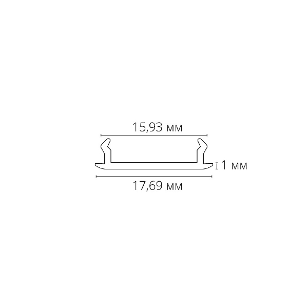 Декоративная вставка для шинопровода Arte lamp Track Accessories A540106С