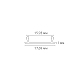 Декоративная вставка для шинопровода Arte lamp Track Accessories A540106С