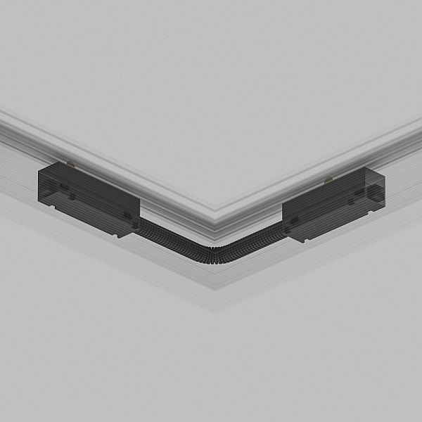 Коннектор Denkirs SMART SLIM BASE TR2423-BK