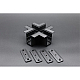 Соединитель Х-образный встраиваемый Aployt Magnetic track 220 APL.0283.00.05