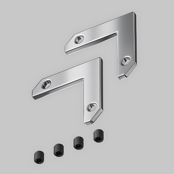 Соединитель L-образный (2 шт. + 4 винта) Maytoni Technical Accessories for tracks Exility TRA034CL-MP-1
