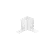 Угловой cоединитель для магнитного накладного шинопровода Crystal Lux Space CLT 0.213 04 WH