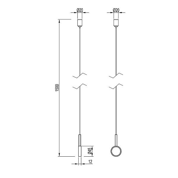 Подвес Arlight ART-APRIORI-HANG-TUBE-L1500 (OG) 055886