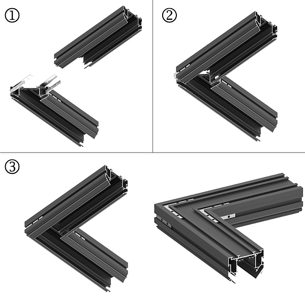 Соединительная планка угловая для шинопроводов Novotech VECTOR 135306