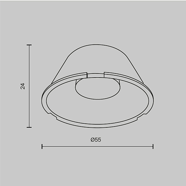 Линза Maytoni Technical Focus Led LensD49-60