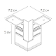 Коннектор L-образный Arte Lamp Linea-Accessories A480606
