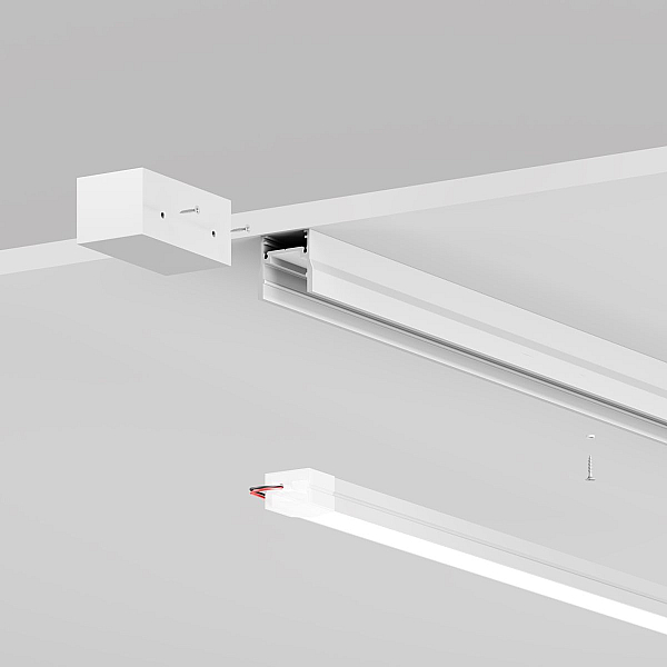 Профиль 2м Elasity IP накладной белый Maytoni Outdoor Elasity IP O-TR001-P-W2M