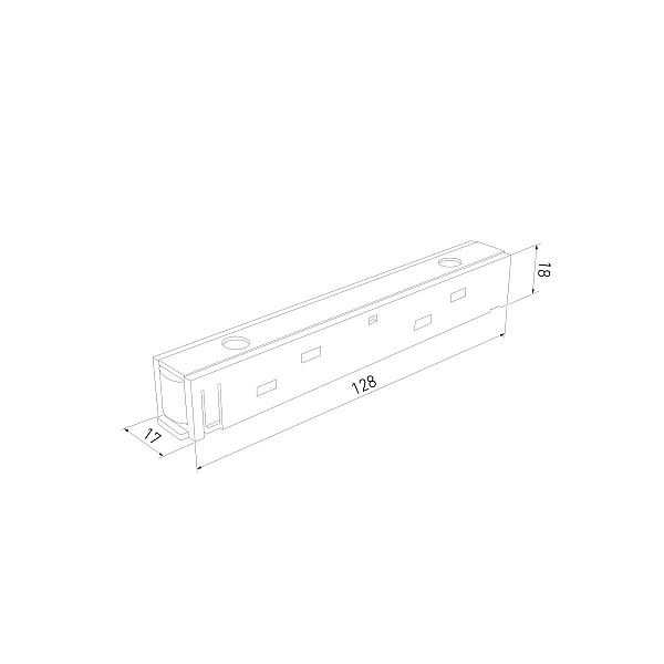 Прямой коннектор Elektrostandard Slim Magnetic 95135/00 4690389220401 a072618