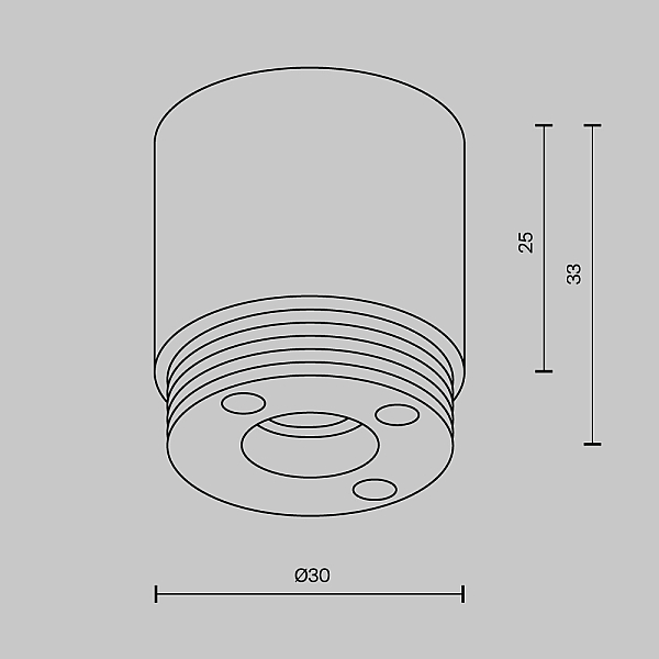 Аксессуар Maytoni Technical CA021EC-B
