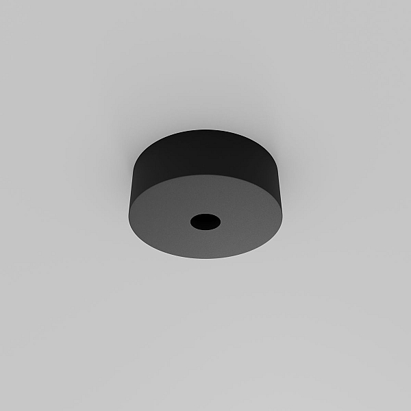 Накладная потолочная чаша для вертикального шинопровода Maytoni Technical ARITY Accessories for tracks Arity TRA234SCB-B