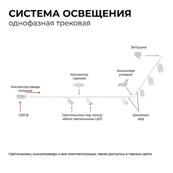 Коннектор Х-образный однофазный Apeyron 09-126