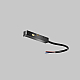 Ввод питания Exility X, черный Maytoni Technical EXILITY X Accessories for tracks Exility X TRA239B-42B