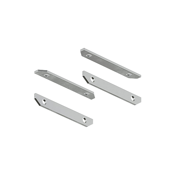 Комплект прямых соединителей для закладного профиля TR3040-AL Denkirs 4 шт. TR3043-AL