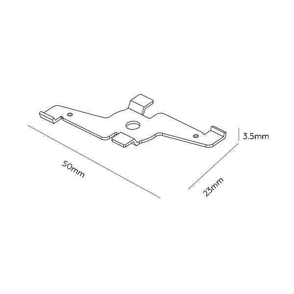 Крепление к потолку для накладного шинопровода Ambrella Light TRACK SYSTEM GL1995