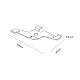 Крепление к потолку для накладного шинопровода Ambrella Light TRACK SYSTEM GL1995