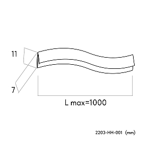 Гарпун для натяжного потолка Favourite Practica 2203-HH-001