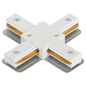 Коннектор X-образный для однофазного шинопровода Эра TR-1PA-СX-WH Б0054469