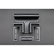 Трековая фурнитура Aployt Magnetic track 220 APL.0285.00.03
