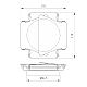 Шторки кашетирующие Arlight LGD-BARNDOORS-R85 (BK) 046760