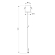 Потолочная чаша Arlight MAG-ORIENT-CANOPY-BUILT-L1500 (WH) (Металл) 062960